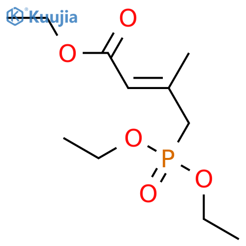 Triethyl (2E)-3-Methyl-4-phosphonocrotonate structure