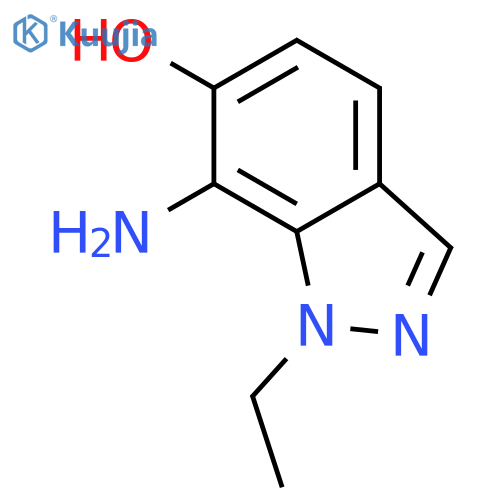 1H-Indazol-6-ol, 7-amino-1-ethyl- structure