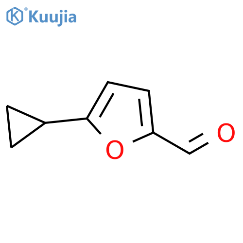 5-Cyclopropylfuran-2-carbaldehyde structure
