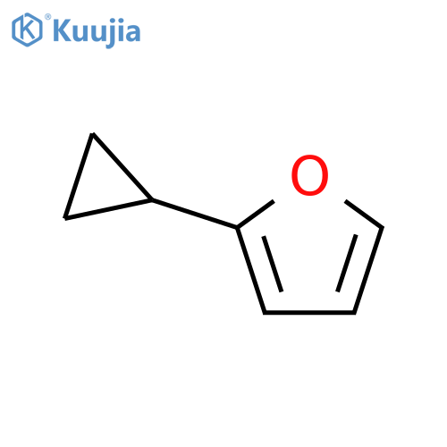 2-cyclopropylfuran structure