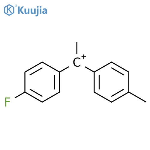 Ethylium, 1-(4-fluorophenyl)-1-(4-methylphenyl)- structure