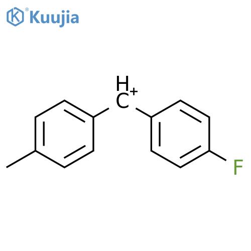 Methylium, (4-fluorophenyl)(4-methylphenyl)- structure