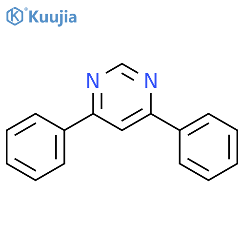 Pyrimidine, 4,6-diphenyl- structure