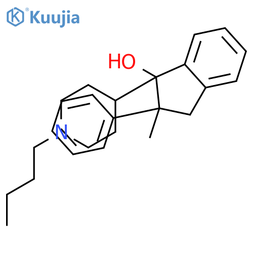 1-(1-Butyl-4-piperidyl)-2-methyl-2-phenyl-1-indanol structure