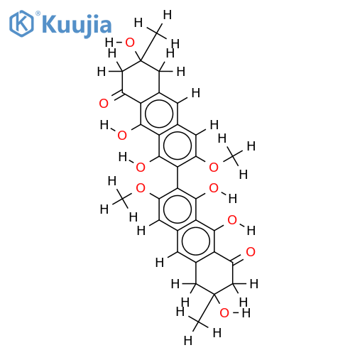 (3R,3'R,M)-flavomannin 6,6'-di-O-methyl ether structure