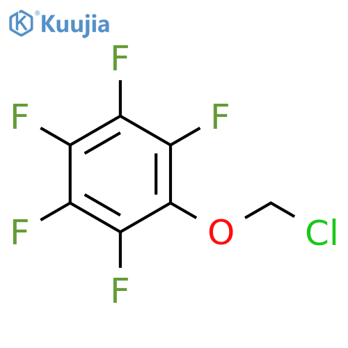 Benzene, 1-(chloromethoxy)-2,3,4,5,6-pentafluoro- structure
