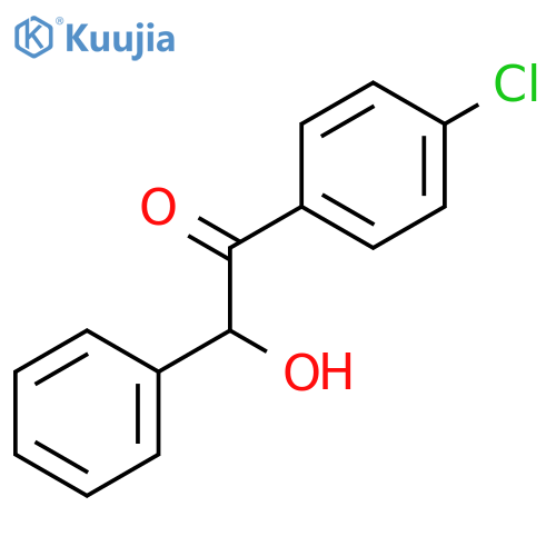 Ethanone,1-(4-chlorophenyl)-2-hydroxy-2-phenyl- structure