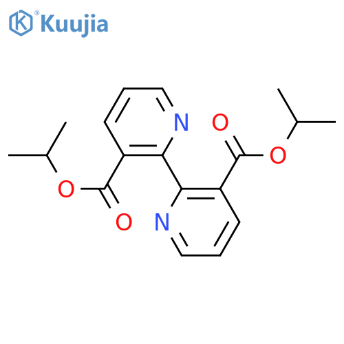 [2,2'-Bipyridine]-3,3'-dicarboxylic acid, bis(1-methylethyl) ester structure