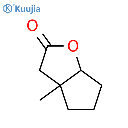 (3aS,6aS)-3a-methylhexahydro-2H-cyclopenta[b]furan-2-one structure