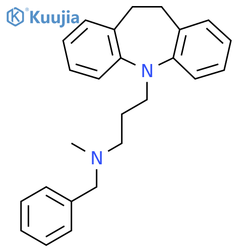 N-Benzyl-3-(10,11-dihydro-5H-dibenzo[b,f]azepin-5-yl)-N-methylpropan-1-amine structure
