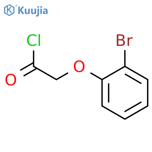 (2-Bromophenoxy)acetyl chloride structure