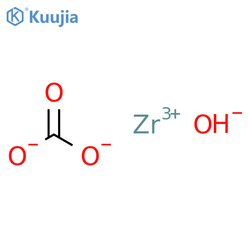 Zirconium(3+) carbonate hydroxide (1/1/1) structure