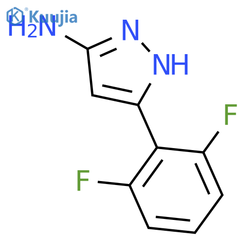5-(2,6-Difluorophenyl)-1H-pyrazol-3-amine structure