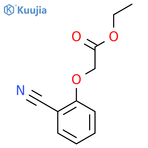 (2-Cyano-phenoxy)-acetic acid ethyl ester structure