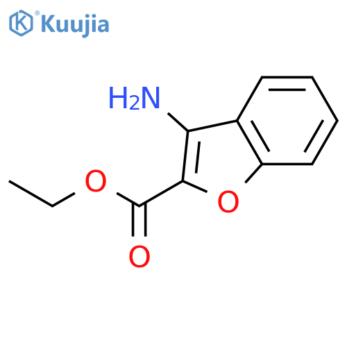 ethyl 3-amino-1-benzofuran-2-carboxylate structure