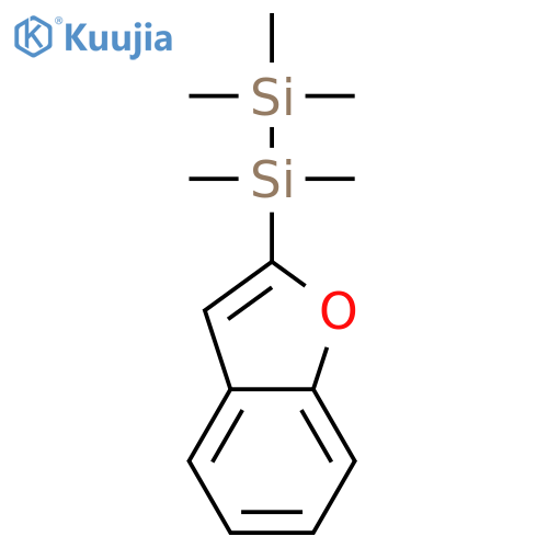 DISILANE, 2-BENZOFURANYLPENTAMETHYL- structure