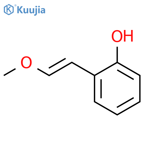 Phenol,2-[(1E)-2-methoxyethenyl]- structure