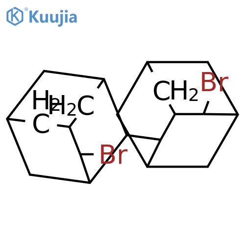 2,2'-Bitricyclo[3.3.1.13,7]decane, 4,4'-dibromo- structure