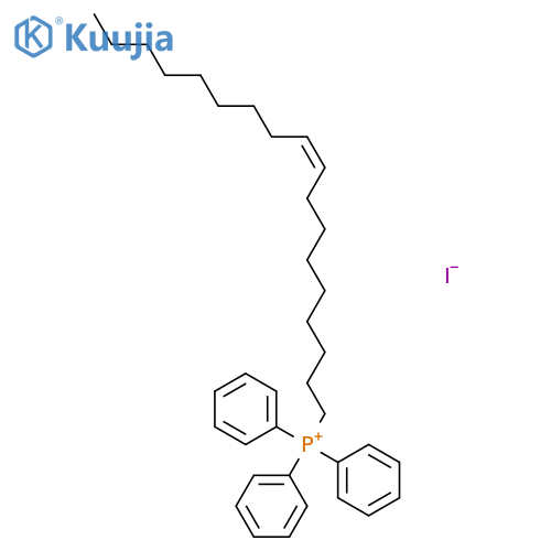 Phosphonium, (9Z)-9-octadecenyltriphenyl-, iodide structure