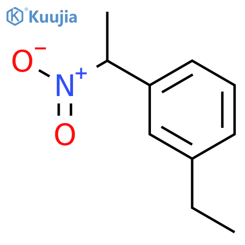 Benzene, 1-ethyl-3-(1-nitroethyl)- structure