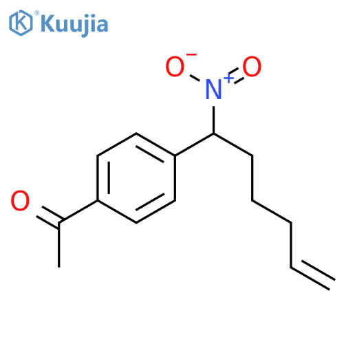 ETHANONE, 1-[4-(1-NITRO-5-HEXENYL)PHENYL]- structure