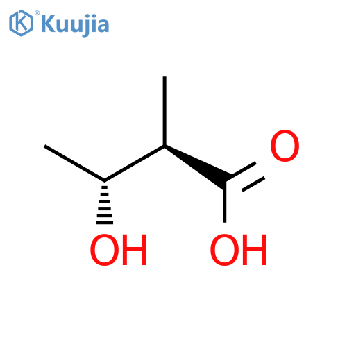 BUTANOIC ACID, 3-HYDROXY-2-METHYL-, (R*,R*)- structure