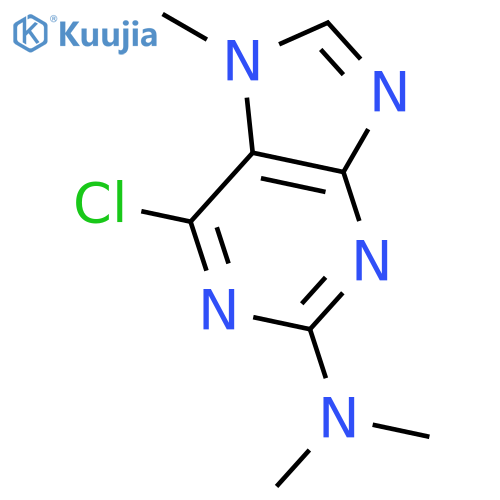 7H-Purin-2-amine, 6-chloro-N,N,7-trimethyl- structure