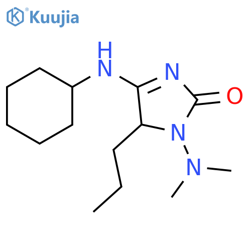 2H-Imidazol-2-one,4-(cyclohexylamino)-1-(dimethylamino)-1,5-dihydro-5-propyl- structure
