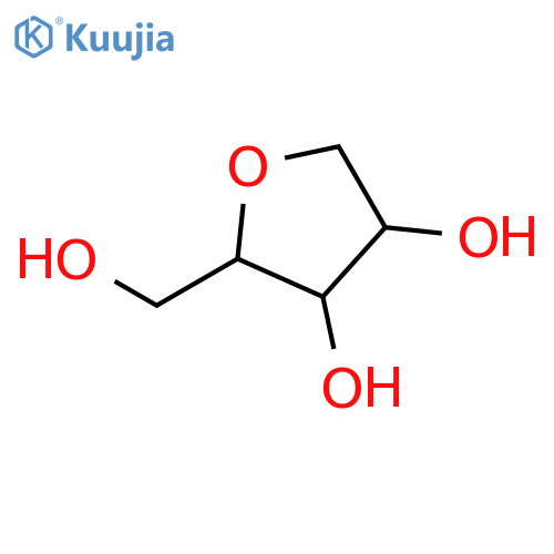 DL-Ribitol, 1,4-anhydro- structure