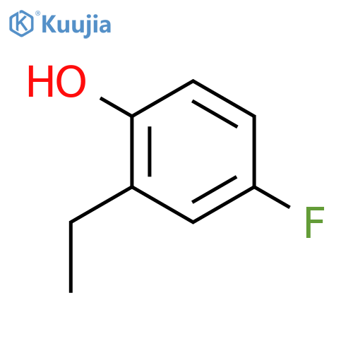 2-Ethyl-4-fluorophenol structure