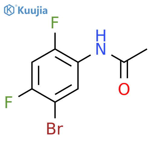N-(5-bromo-2,4-difluoro-phenyl)acetamide structure