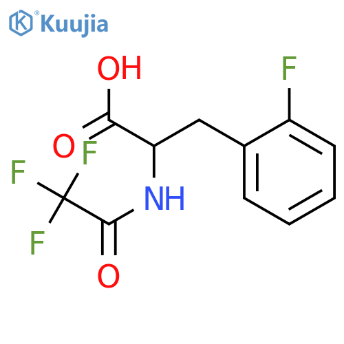 Phenylalanine,2-fluoro-N-(trifluoroacetyl)- (9CI) structure