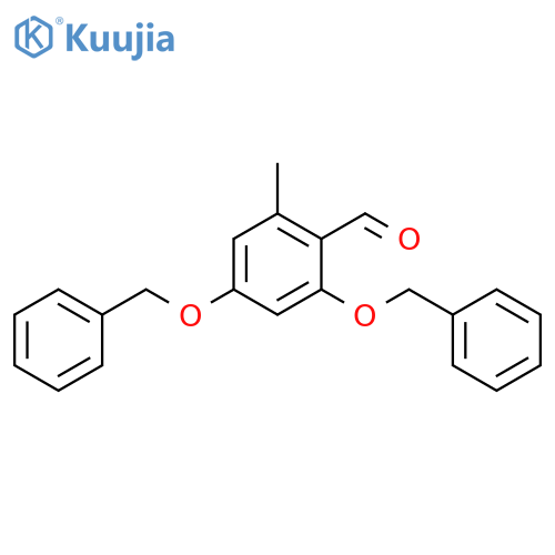 BENZALDEHYDE, 2-METHYL-4,6-BIS(PHENYLMETHOXY)- structure