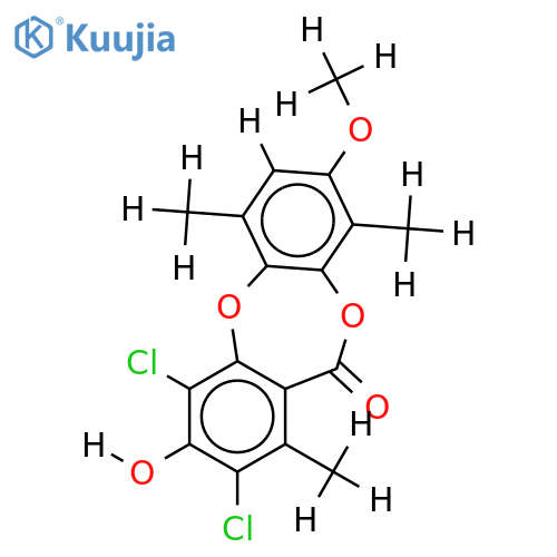 2,4-Dichlor-3-hydroxy-7-methoxy-1,5,8-trimethyl-depsidon structure