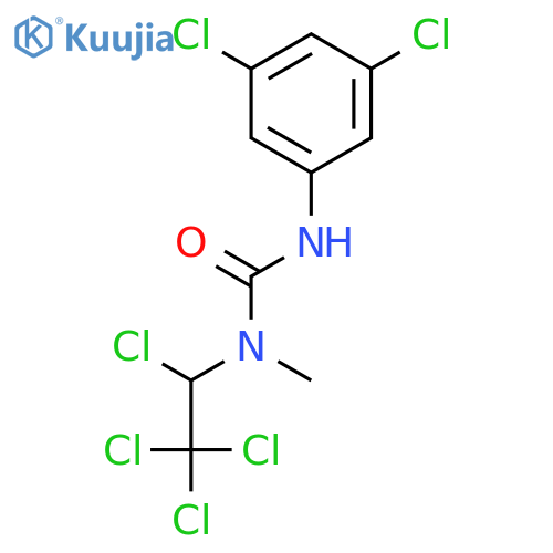 UREA, N'-(3,5-DICHLOROPHENYL)-N-METHYL-N-(1,2,2,2-TETRACHLOROETHYL)- structure