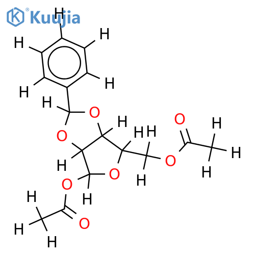 2,3-O-Benzylidene,1,5-Di-O-Ac(S-)-beta-D-Furanose-Ribose structure