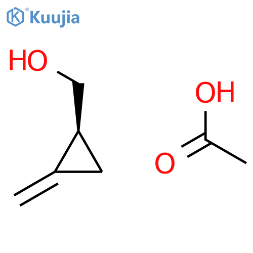 Cyclopropanemethanol, 2-methylene-, acetate, (1S)- structure
