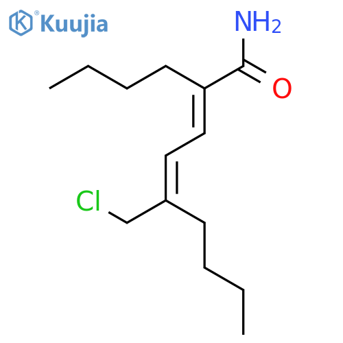 2,4-NONADIENAMIDE, 2-BUTYL-5-(CHLOROMETHYL)-, (2E,4E)- structure