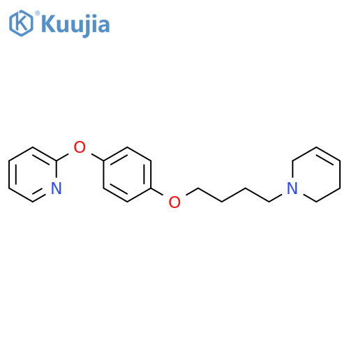 PYRIDINE, 1,2,3,6-TETRAHYDRO-1-[4-[4-(2-PYRIDINYLOXY)PHENOXY]BUTYL]- structure
