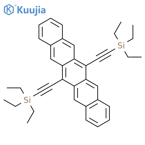 6,13-Bis(triethylsilylethynyl)pentacene structure