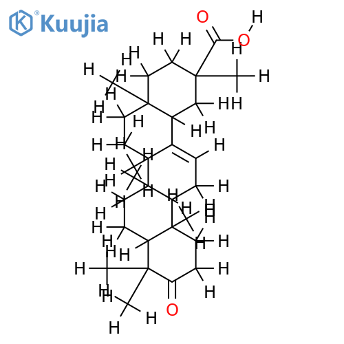 3-keto-olean-12-en-29-oic acid structure