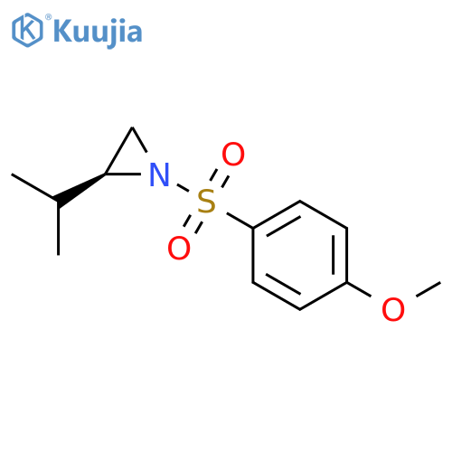 AZIRIDINE, 1-[(4-METHOXYPHENYL)SULFONYL]-2-(1-METHYLETHYL)-, (2S)- structure