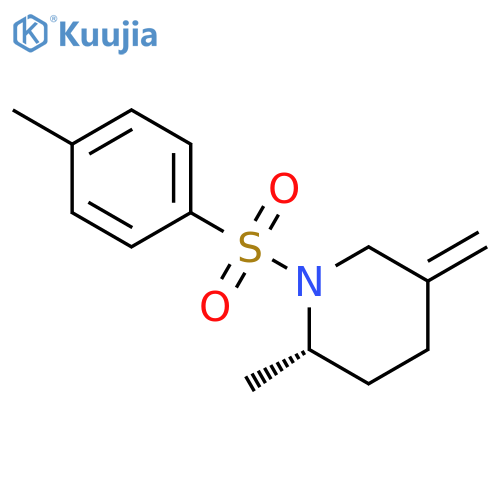 Piperidine, 2-methyl-5-methylene-1-[(4-methylphenyl)sulfonyl]-, (2S)- structure