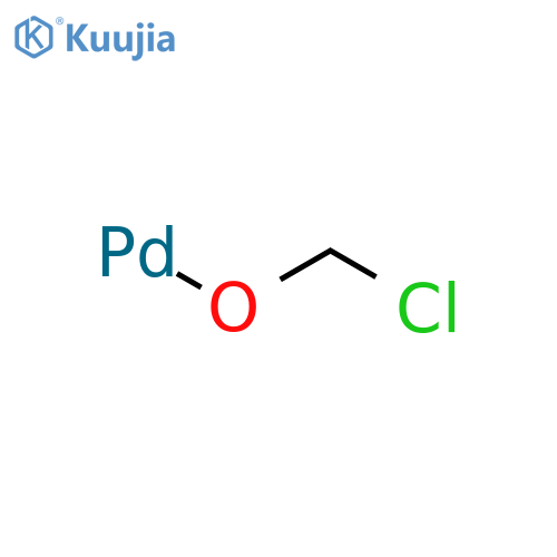 Palladium, chloromethoxy- structure