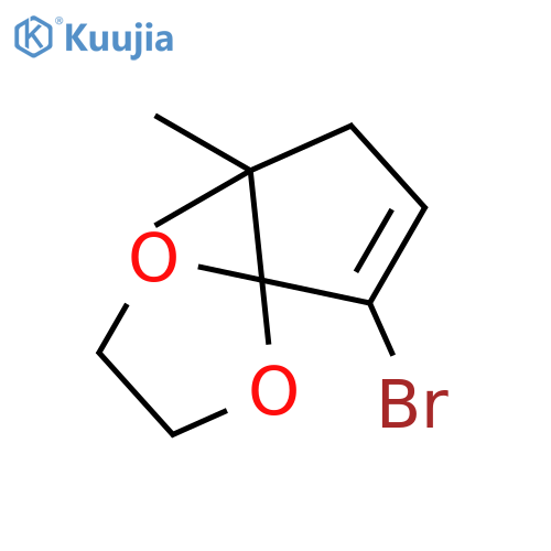 1,4-Dioxaspiro[4.4]non-6-ene, 6-bromo-9,9-dimethyl- structure