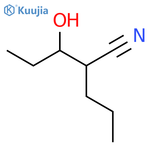 PENTANENITRILE, 3-HYDROXY-2-PROPYL- structure