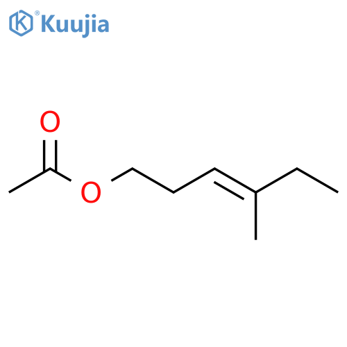 3-Hexen-1-ol, 4-methyl-, acetate, (E)- structure