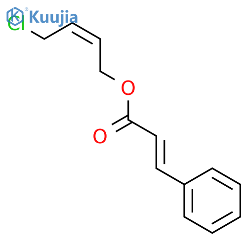 2-PROPENOIC ACID, 3-PHENYL-, (2Z)-4-CHLORO-2-BUTENYL ESTER, (2E)- structure