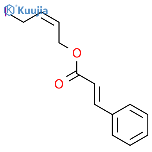 2-Propenoic acid, 3-phenyl-, (2Z)-4-iodo-2-butenyl ester, (2E)- structure