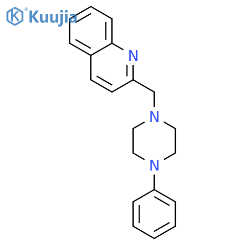 2-((4-Phenylpiperazin-1-yl)methyl)quinoline structure